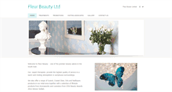 Desktop Screenshot of fleurbeautyltd.com